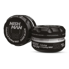 Nish Man Coloring & Styling Wax Black 100ml-C3 hajformázó