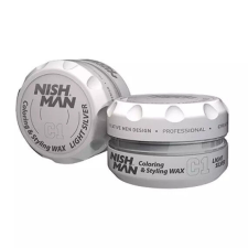 Nish Man hajformázó és színező wax (C1) világos ezüst 100ml hajformázó