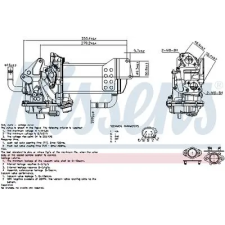 Nissens AGR-modul 98230 autóalkatrész
