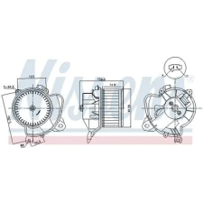 Nissens Utastér-ventilátor 87574 autóalkatrész