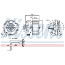 Nissens Utastér-ventilátor NISSENS 87385 autóalkatrész