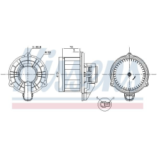 Nissens Utastér-ventilátor NISSENS 87569 autóalkatrész