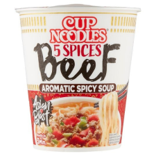 Nissin Cup Noodles instant tésztaleves marhahús ízesítéssel 64 g tészta