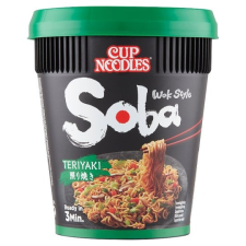  Nissin Cup Noodles Soba Instant Noodles with Teriyaki Flavoured Sauce 90 g tészta