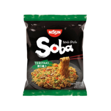 Nissin Foods Kft. Nissin Soba Bag 110,4g Teriyaki alapvető élelmiszer