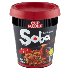  Nissin Soba Poharas
instant tésztaétel
chili ízesítéssel 92g alapvető élelmiszer