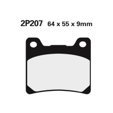 Nissin utcai fél-metál fékbetétek - 2P-207NS egyéb motorkerékpár alkatrész