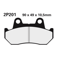 Nissin utcai fémbetétes fékbetétek - 2P-201NS egyéb motorkerékpár alkatrész