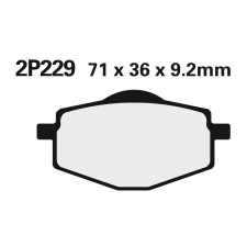 Nissin utcai fémbetétes fékbetétek - 2P-229NS egyéb motorkerékpár alkatrész