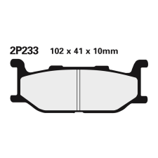 Nissin utcai fémbetétes fékbetétek - 2P-233NS egyéb motorkerékpár alkatrész