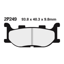 Nissin Utcai Fémbetétes Fékbetétek - 2P-249NS egyéb motorkerékpár alkatrész