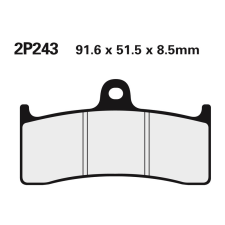 Nissin utcai/terepjáró szinterelt fém fékbetétek - 2P-243ST egyéb motorkerékpár alkatrész