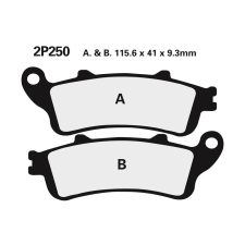 Nissin utcai/terepjáró szinterelt fém fékbetétek - 2P-250ST-F3 egyéb motorkerékpár alkatrész