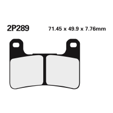 Nissin utcai/terepjáró szinterelt fém fékbetétek - 2P-289ST egyéb motorkerékpár alkatrész