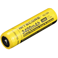 Nitecore 18650 3,7V 3400 mAh akkumulátor elemlámpa