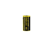 Nitecore RCR123A Micro USB 3,6V 650 mAh akkumulátor elemlámpa
