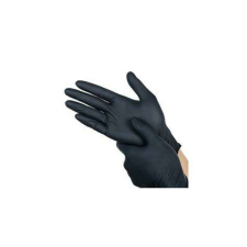 Nitril kesztyű FEKETE - M 100db védőkesztyű