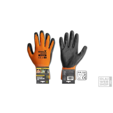 Nitrox Orange - tenyérmártott, szellőző nitril szerelőkesztyű XL(10) méret 1 pár