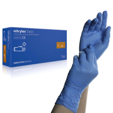  Nitrylex Basic nitril gumikesztyű kék XL védőkesztyű