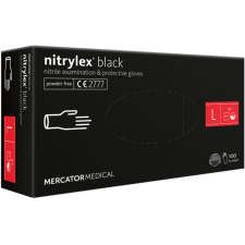  Nitrylex® black L púdermentes nitril kesztyű védőkesztyű