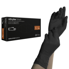  Nitrylex Black nitril gumikesztyű fekete XL