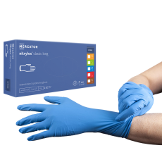  Nitrylex Classic nitril gumikesztyű kék - hosszított