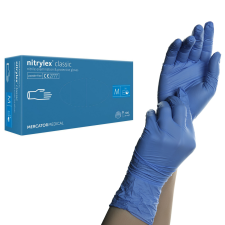  Nitrylex Classic nitril gumikesztyű kék M védőkesztyű