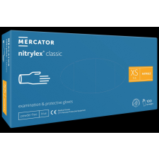 Nitrylex Classic púdermentes nitril kesztyű 100db XS A100 kék RD30019001 védőkesztyű