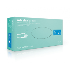 Nitrylex GREEN púdermentes nitril kesztyű 100db M védőkesztyű