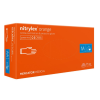  Nitrylex ORANGE púdermentes nitril kesztyű 100db M-méret