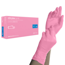  Nitrylex pink nitril gumikesztyű Rózsaszín M védőkesztyű