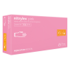  Nitrylex® pink púdermentes nitril vizsgáló kesztyű (rózsaszín) 100 db - M, Nitril, 100