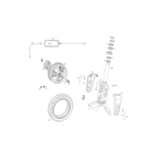 NIU KQI2 roller gumiabroncs NIU Felnik, gumik, kiegészítők Gumi Robogó gumi egyéb motorkerékpár alkatrész
