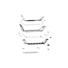 NIU Sport fehér roller állványburkolat NIU Vázak, idomok, kiegészítők Idomok, burkolat elemek egyéb motorkerékpár alkatrész