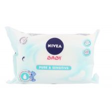 Nivea Baby Pure & Sensitive arctisztítókendő 63 db gyermekeknek arctisztító