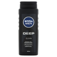 Nivea MEN Deep Clean tusfürdő tusoláshoz, arc- és hajmosáshoz 500 ml tusfürdők