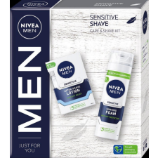 Nivea MEN Sensitive Shave ajándékcsomag (borotvahab&amp;after shave balzsam) kozmetikai ajándékcsomag