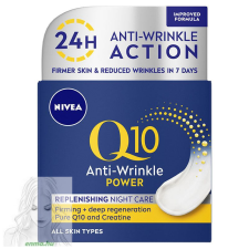 NIVEA Q10 Power ránctalanító és feszesítő éjszakai krém 50ml regeneráló bőrre arckrém