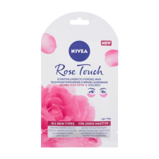 Nivea Rose Touch Hydrating Under Eye Hydrogel Mask szemmaszk 1 db nőknek arcpakolás, arcmaszk