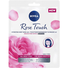 Nivea Rose Touch Textile mask 1 db arcpakolás, arcmaszk