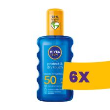 Nivea Sun Protect &amp; Dry Touch naptej spray SPF50 200ml (Karton - 6 db) naptej, napolaj