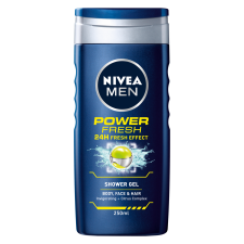 Nivea tusfürdő 250ml men power fresh tusfürdők