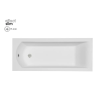 NIWELL Luxury BESCO SHEA SLIM egyenes fehér kád 150x70
