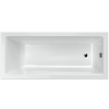 NIWELL Luxury NIWELL Wave fehér színű akril egyenes kád 180x80