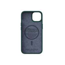 Njord byELEMENTS Salmon Leather MagSafe iPhone 14 tok zöld (NA41SL02) tok és táska