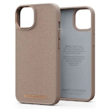Njord Fabric Just Case hátlaptok iPhone 14 rózsaszín homok tok és táska