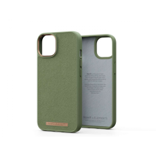 Njord Suede Comfort+ Case iPhone 14 Olive tok és táska