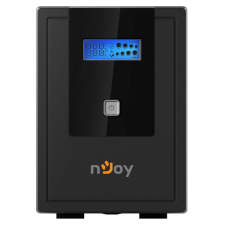 Njoy Szünetmentes 1500VA - Cadu 1500 (4 Schuko, line-interaktív, USB menedzsment, RJ11/45 vonalvédelem(1Gb/s), fekete) szünetmentes áramforrás