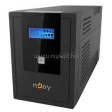 Njoy Szünetmentes 2000VA - Cadu 2000 (4 Schuko, line-interaktív, USB menedzsment, RJ11/45 vonalvédelem(1Gb/s), fekete) (UPCMTLS620HCAAZ01B) szünetmentes áramforrás
