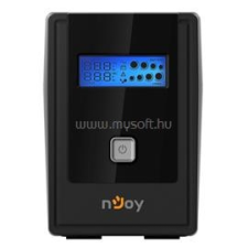 Njoy Szünetmentes 650VA - Cadu 650 (2 Schuko, line-interaktív, USB menedzsment, RJ11/45 vonalvédelem(1Gb/s), fekete) (UPCMTLS665TCAAZ01B) szünetmentes áramforrás